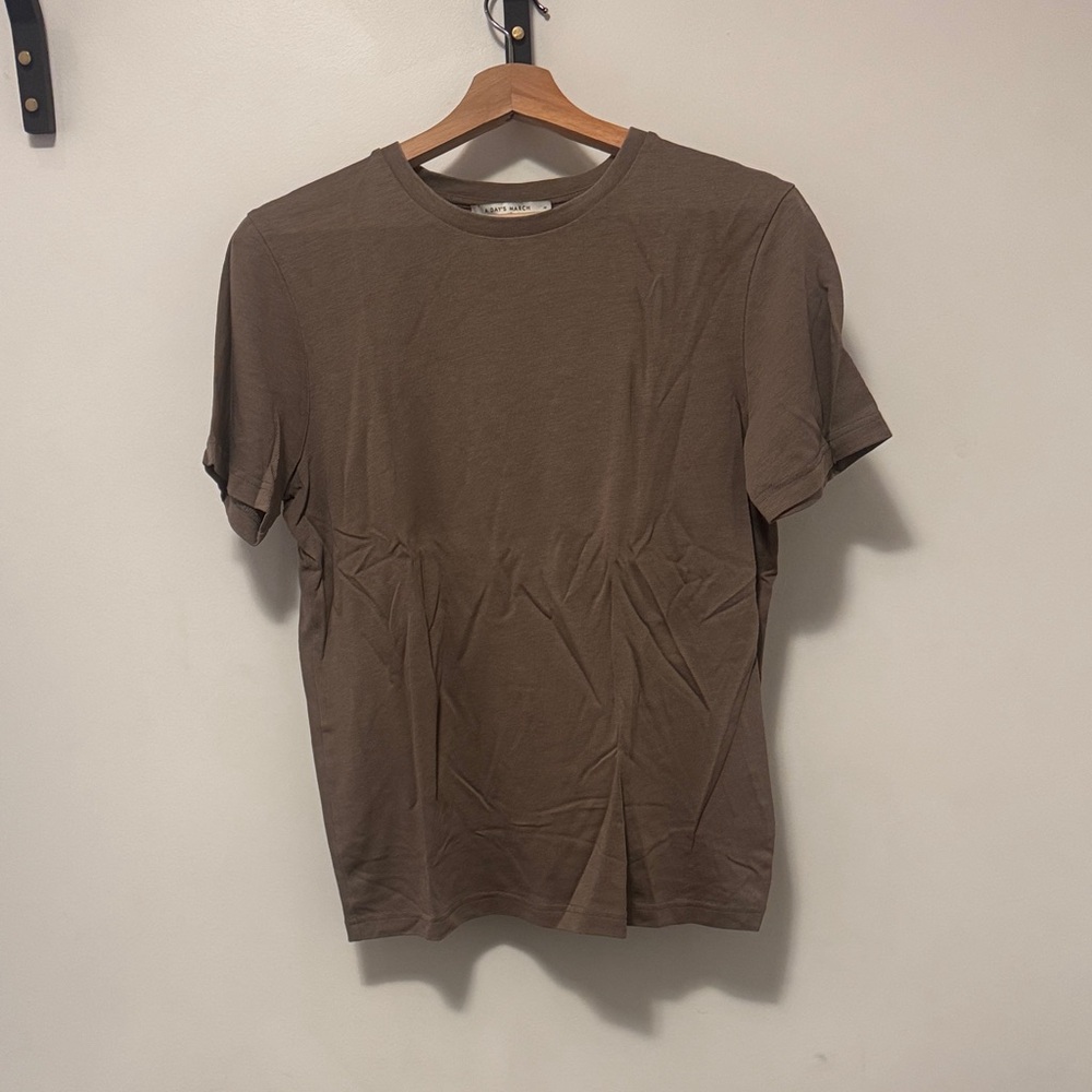 Men's Casual Brown T-Shirt